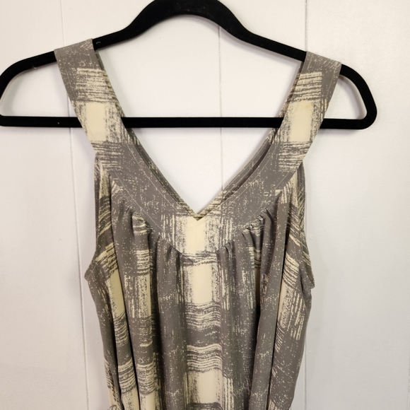 Marc Jacobs Gray Plaid Sleeveless V-Neck Dress Pockets Knee Length Classic XS - Picture 4 of 10